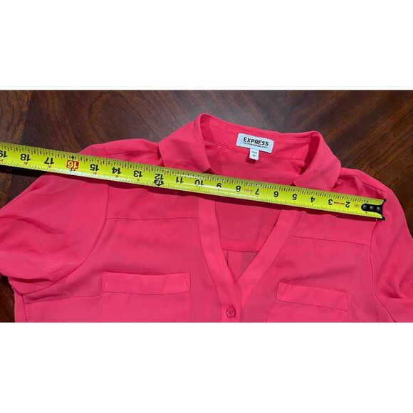 Express women's portofino button down top blouse size small‎ - Picture 8 of 10